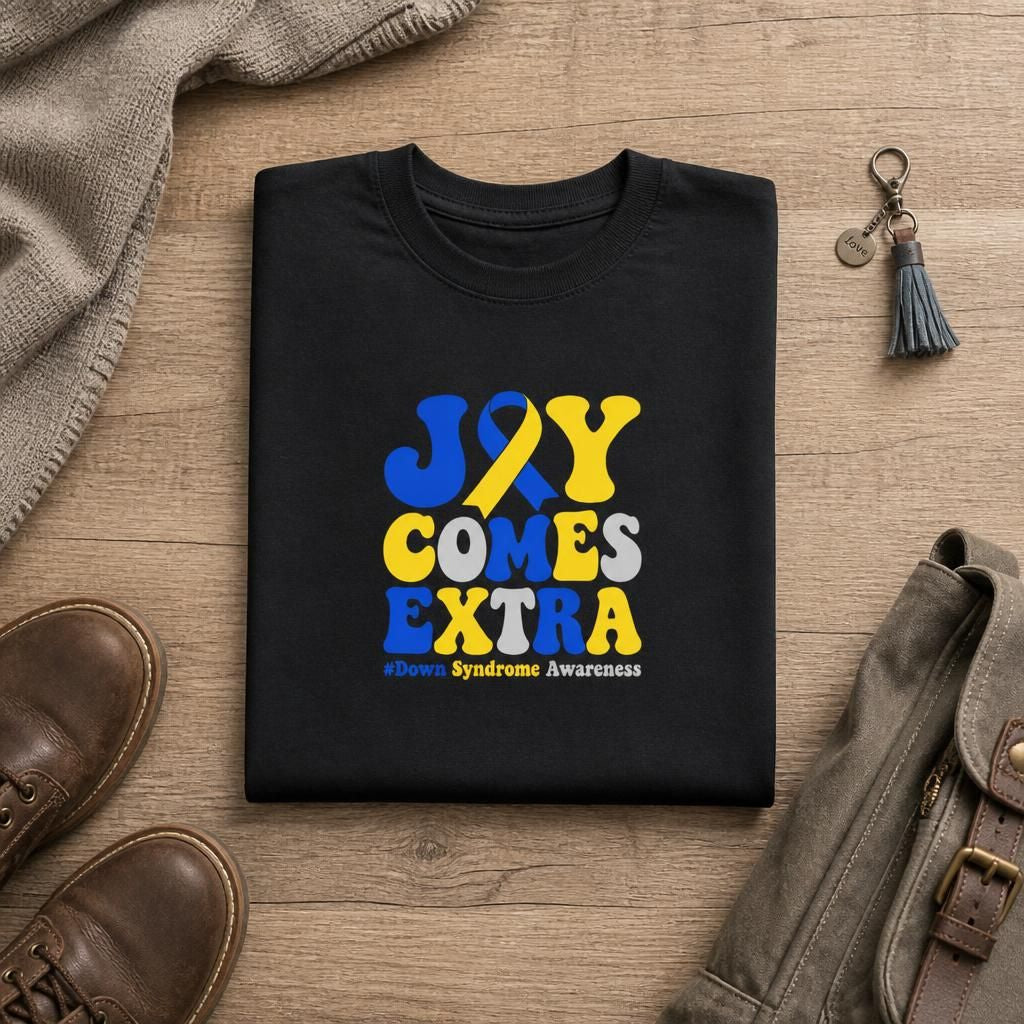 Down Syndrome Extra Awareness Ribbon T-Shirt