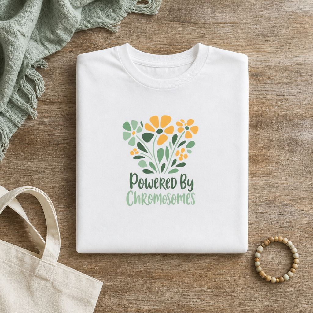 Powered by Chromosomes - Down Syndrome Awareness T-Shirt